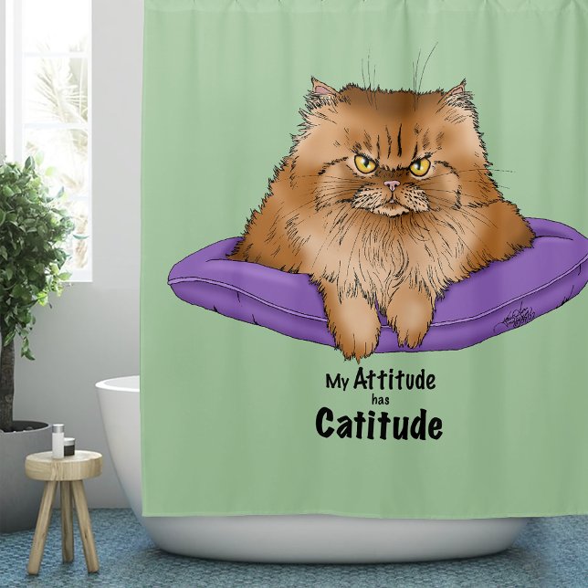 Cortina Para Box Atitude tem Catitude (Criador carregado)