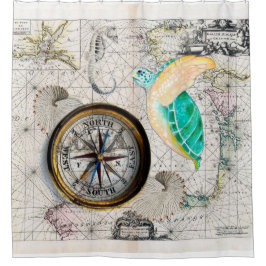 Cortina Para Box Atlas da tartaruga de mar