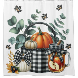 Cortina Para Box Autumn Harvest Shower Curtain