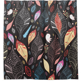 Cortina Para Box Autumn leaf texture