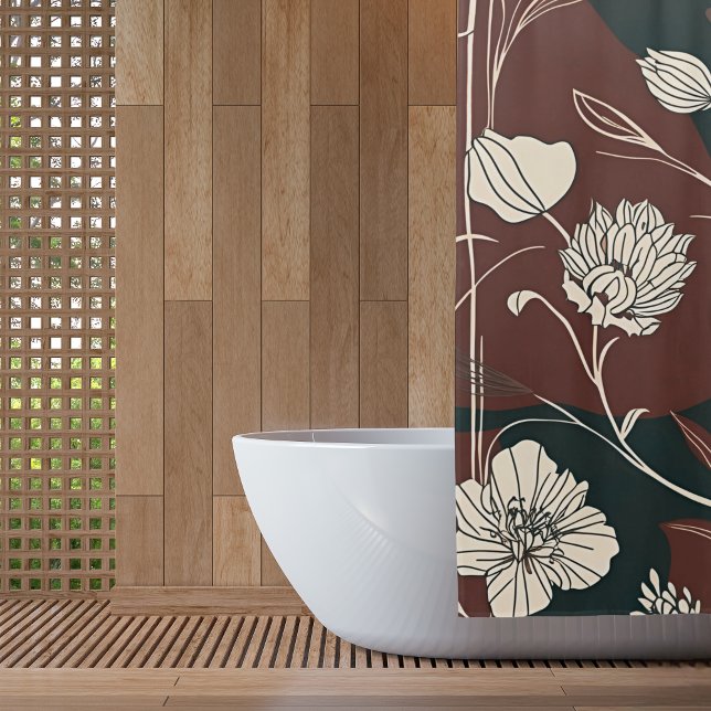 Cortina Para Box Autumn Noir Bloom (Criador carregado)