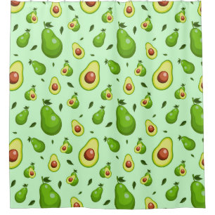 Cortina Para Box Avocado Pattern