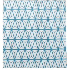 Cortina Para Box Azul de padrão retrorreflector atômico