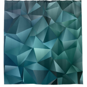 Cortina Para Box Azul escuro, modelo verde de colheita com cristais