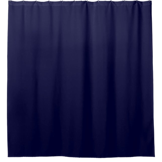 Cortina Para Box Azul marinho cor sólida (Frente)