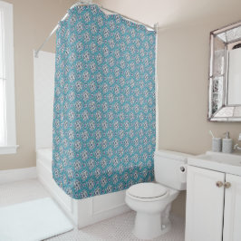 Cortina Para Box Azulejo Turquoise