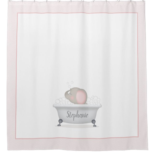 Cortina Para Box Baby Elephant Bath (Frente)