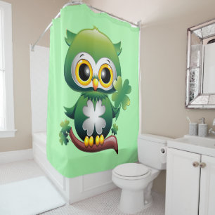 Cortina Para Box Baby Owl St Patrick Paddy Cartoon 