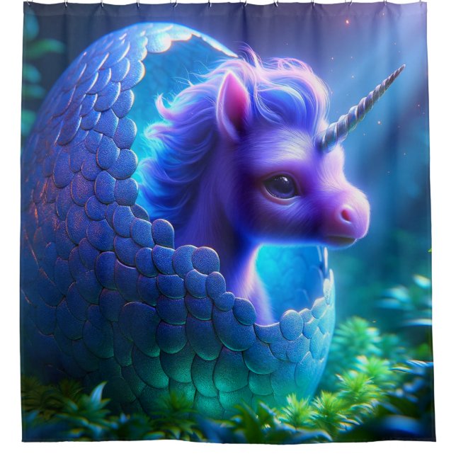 Cortina Para Box Baby Unicorn (Frente)
