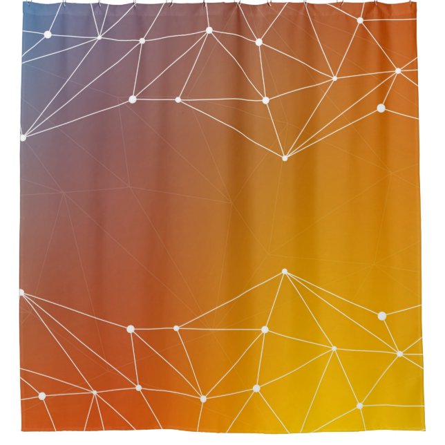 Cortina Para Box Background abstract line (Frente)