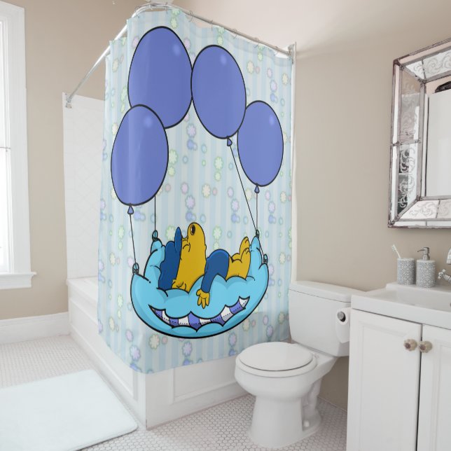 Cortina Para Box Balões de Travesseiro de Ferald (In Situ)