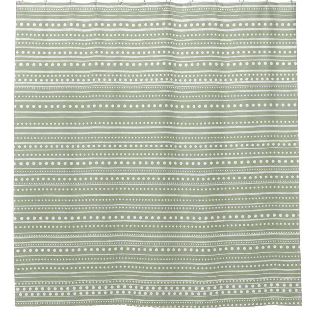 Cortina Para Box Bamanko Dotted Mudcloth Pattern (Frente)