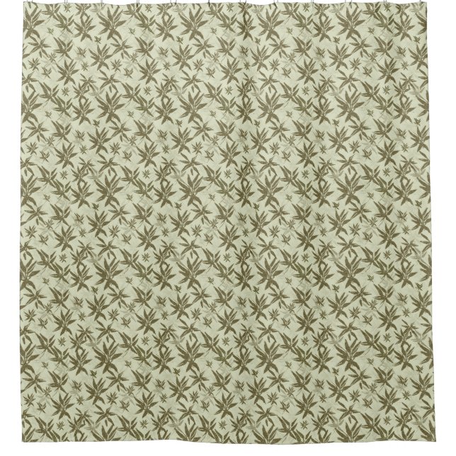 Cortina Para Box Bambu em Beige Sheers - padrão de superfície unifo (Frente)