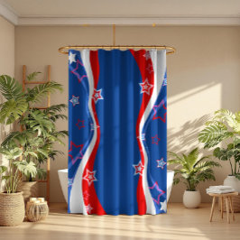 Cortina Para Box bandeira abstrato