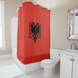 Cortina Para Box Bandeira albanesa