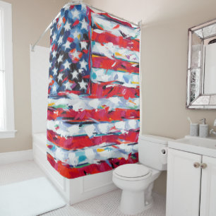Cortina Para Box Bandeira Americana