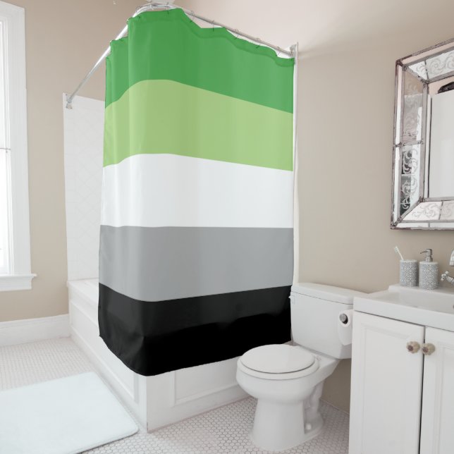 Cortina Para Box Bandeira Aromântica (In Situ)