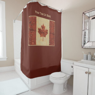 Cortina Para Box Bandeira Canadiana No Latido De Nascimento Interio
