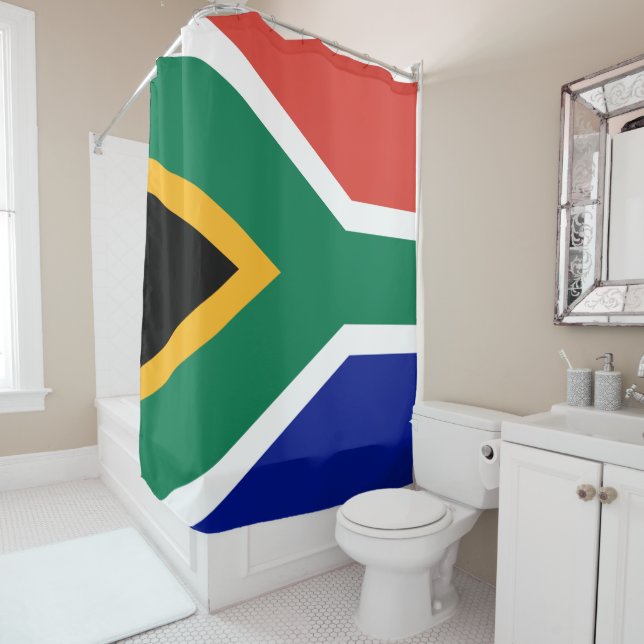 Cortina Para Box Bandeira da África do Sul (In Situ)