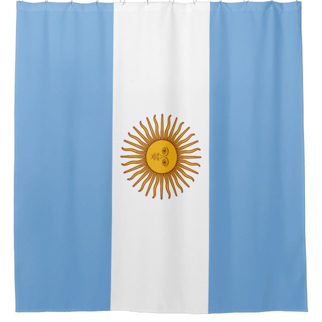 Cortina Para Box Bandeira da Argentina (Frente)