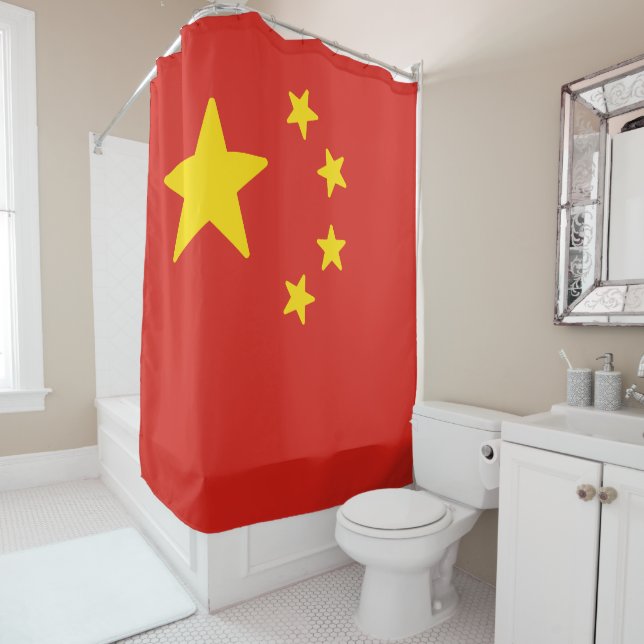 Cortina Para Box Bandeira da China (In Situ)