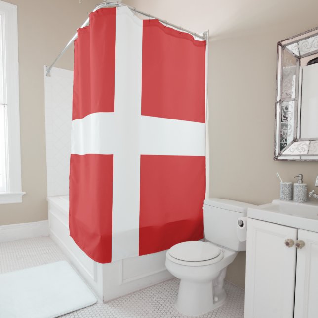 Cortina Para Box Bandeira da Dinamarca (In Situ)