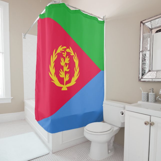 Cortina Para Box Bandeira da Eritreia (In Situ)