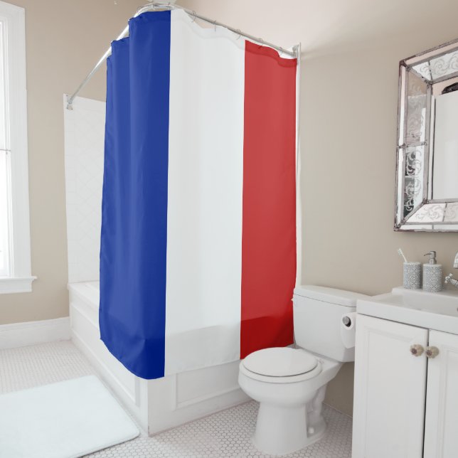 Cortina Para Box Bandeira da França (In Situ)