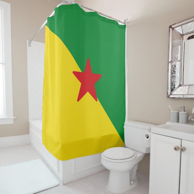 Cortina Para Box Bandeira da Guiana Francesa (In Situ)