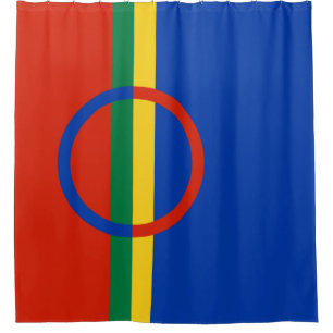 Cortina Para Box Bandeira da Lapónia (Natal) (Sami) (Laplander)