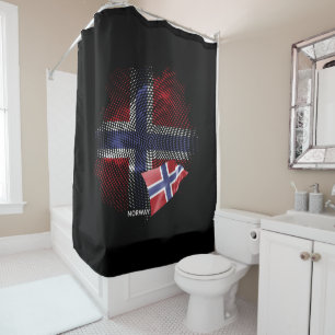 Cortina Para Box bandeira da Noruega