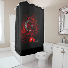 Cortina Para Box bandeira da Turquia