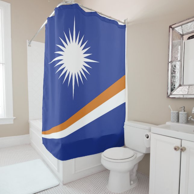 Cortina Para Box bandeira das Ilhas Marshall (In Situ)