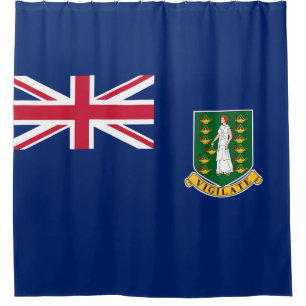 Cortina Para Box Bandeira das Ilhas Virgens Britânicas (BVI)