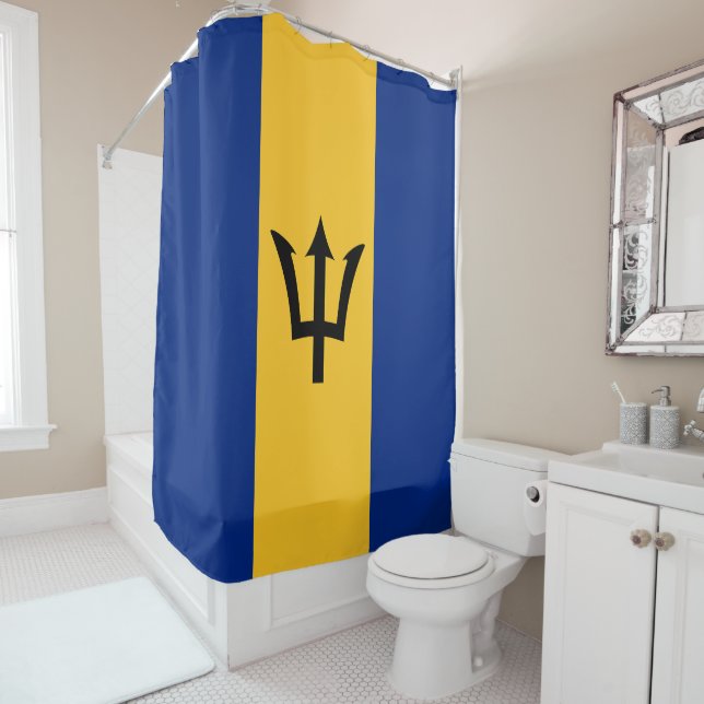 Cortina Para Box Bandeira de Barbados (In Situ)