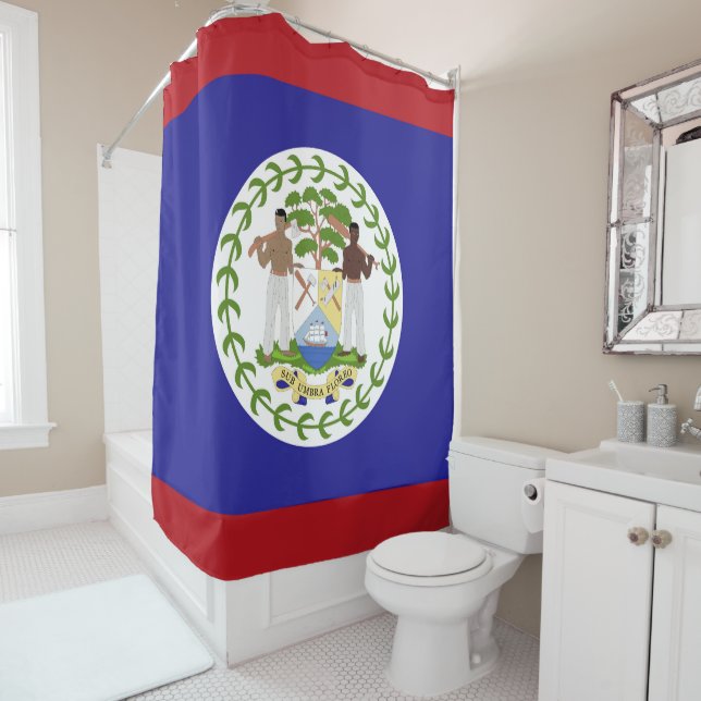 Cortina Para Box bandeira de Belize (In Situ)