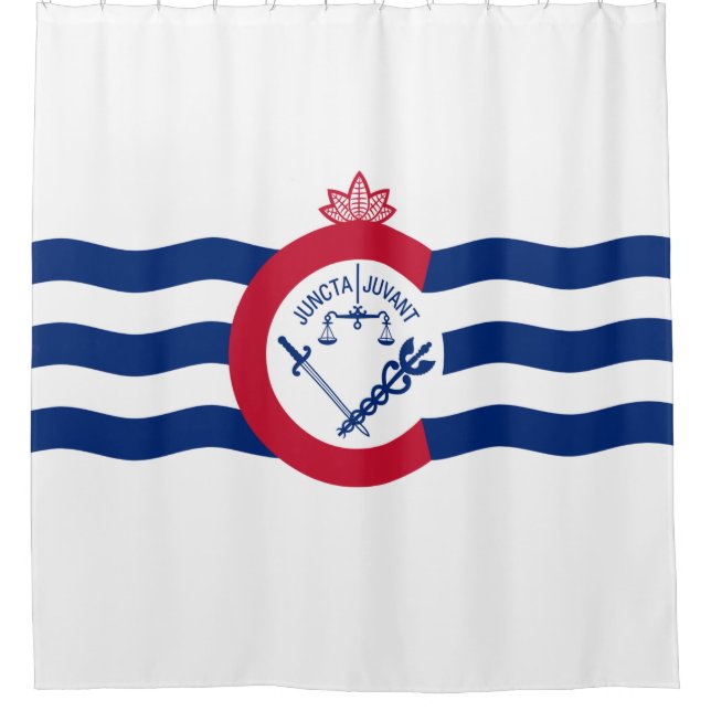 Cortina Para Box Bandeira de Cincinnati (Ohio) (Frente)