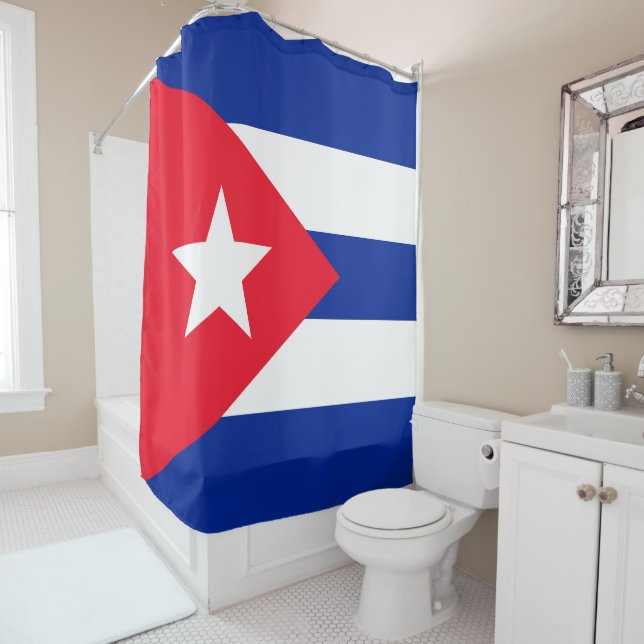 Cortina Para Box Bandeira de Cuba (In Situ)