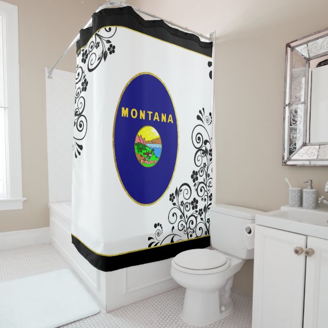 Cortina Para Box bandeira de Montana (In Situ)