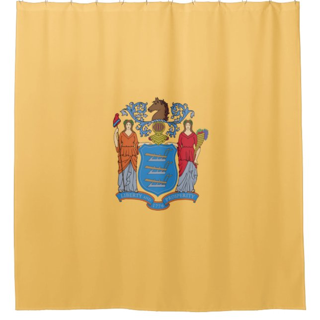 Cortina Para Box Bandeira de Nova Jersey (Frente)