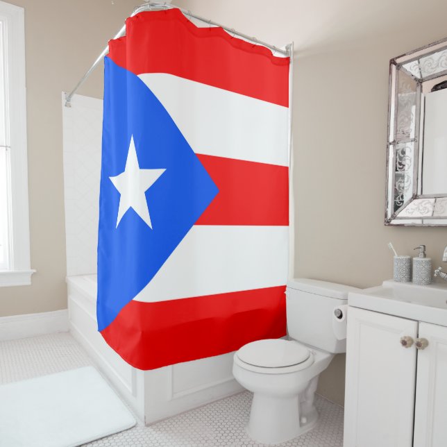 Cortina Para Box Bandeira de Puerto Rico (In Situ)