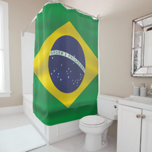 Cortina Para Box Bandeira do Brasil