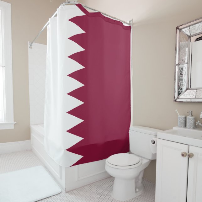 Cortina Para Box Bandeira do Catar (In Situ)