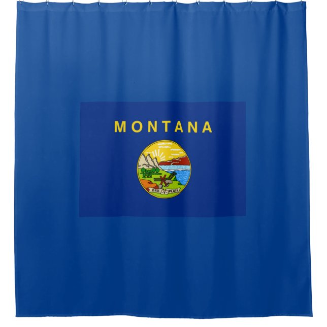 Cortina Para Box Bandeira do Estado de Montana (Frente)
