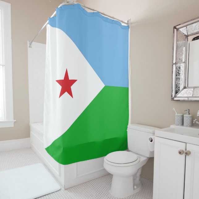 Cortina Para Box Bandeira do Jibuti (In Situ)