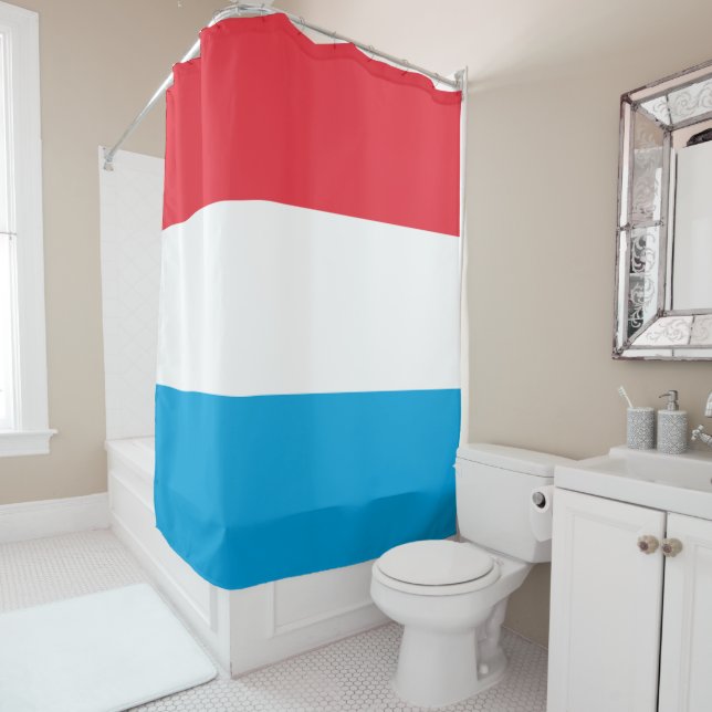 Cortina Para Box Bandeira do Luxemburgo (In Situ)
