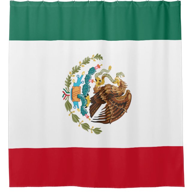 Cortina Para Box bandeira do México (Frente)