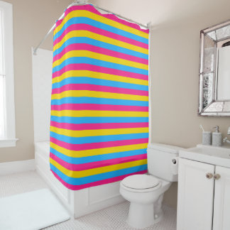 Cortina Para Box Bandeira do Orgulho Pansexual LGBTQ