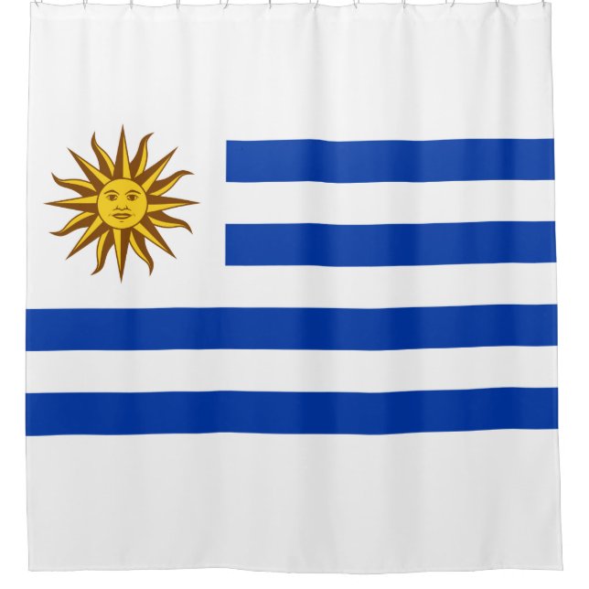 Cortina Para Box Bandeira do Uruguai (Frente)