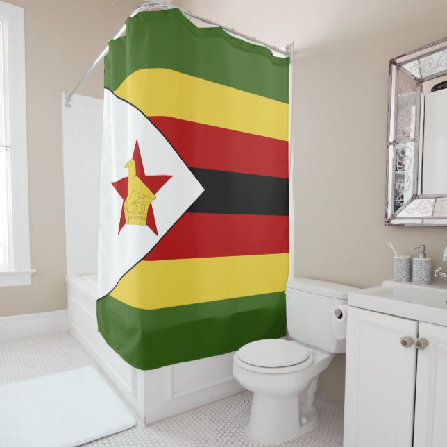 Cortina Para Box Bandeira do Zimbabué (In Situ)
